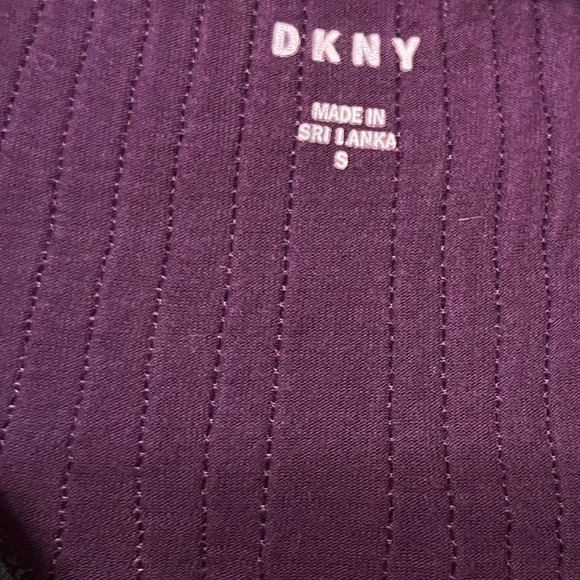 DKNY Purple and black size Small top - Picture 3 of 5